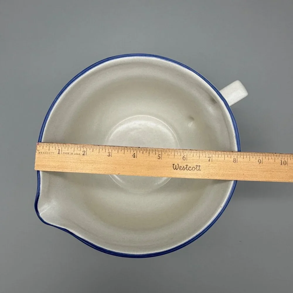 Pfaltzgraff Yorktowne Pattern #464 Handled Batter Bowl 2 1/2 Qt Stoneware USA - Picture 7 of 9